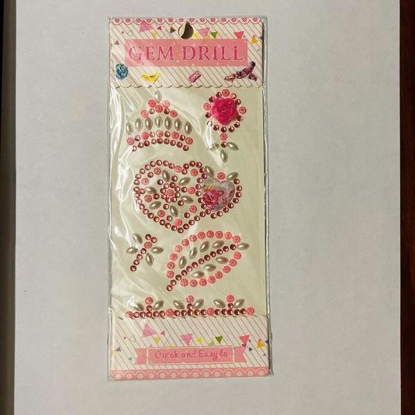 This is an image of Mixed Pink Shade Stones Sheet