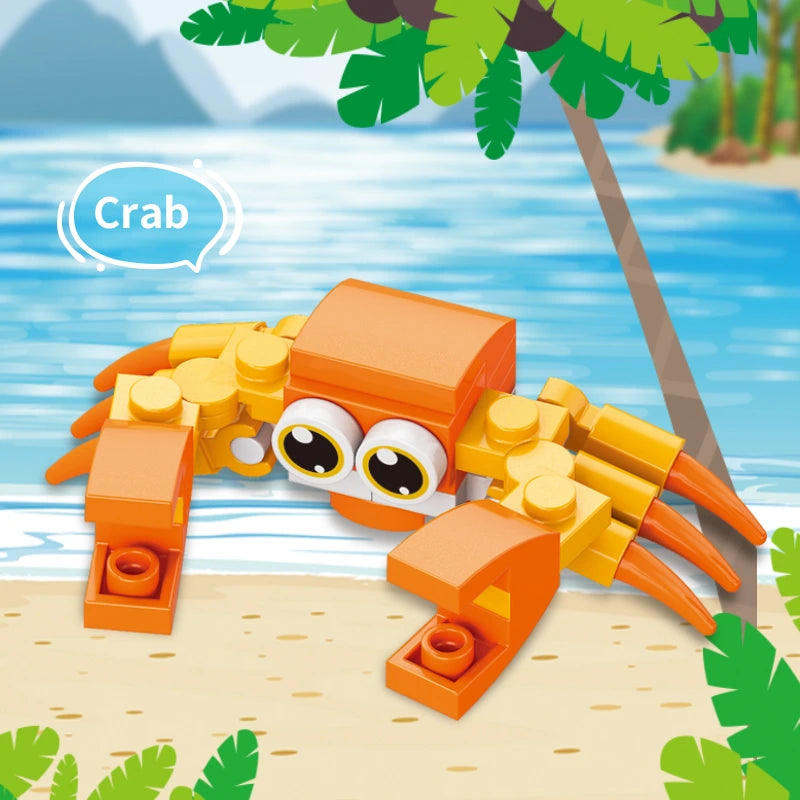 Image of a Coral Cove Crab Building Block .