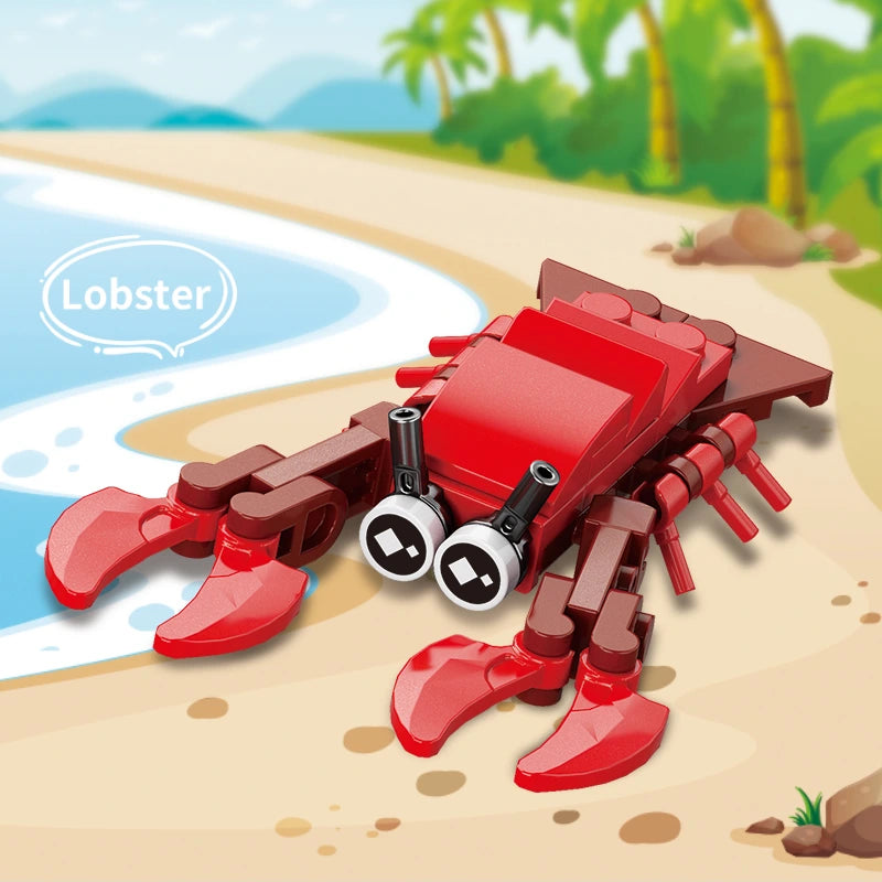 Image of a Lobster Builder Building Block .