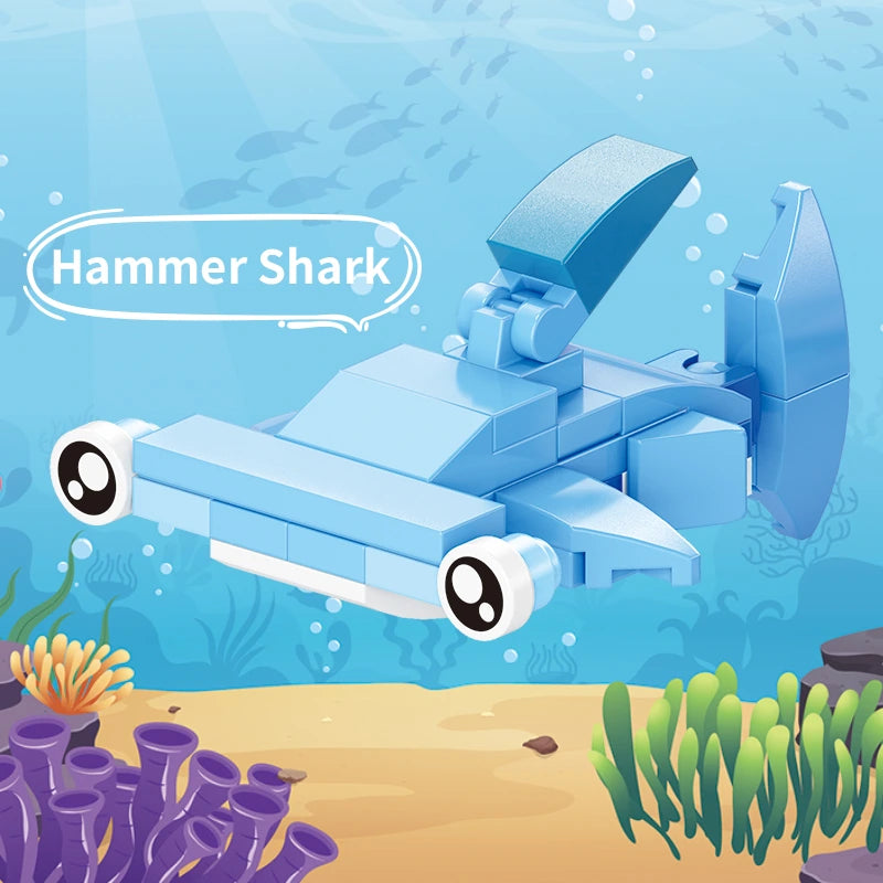 Image of Hammer shark Building block