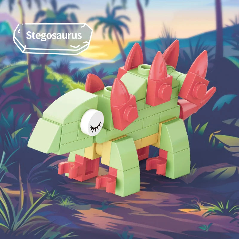 A stegosaurus Building block.