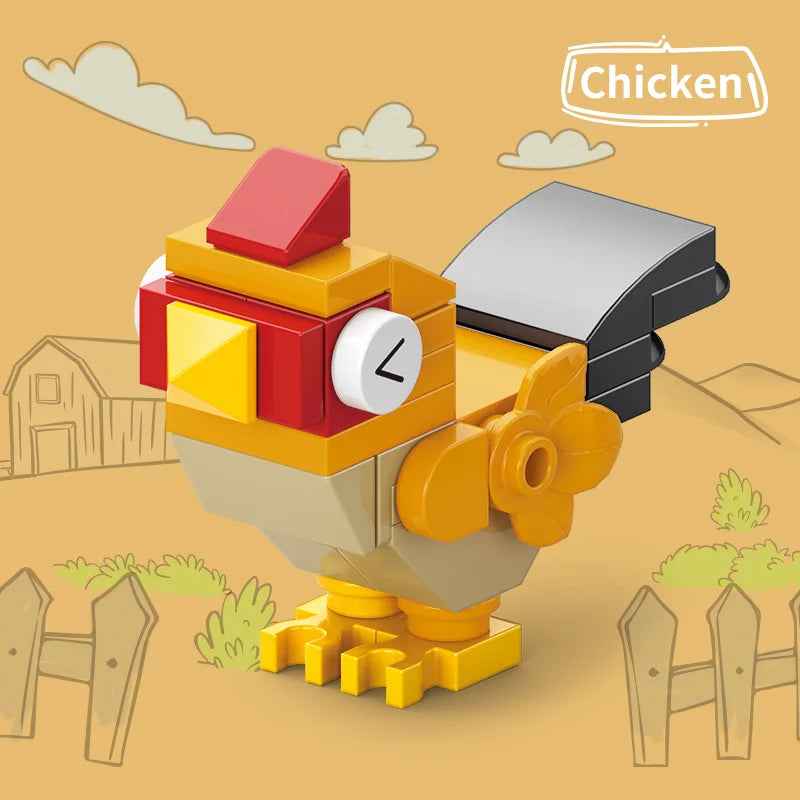 Image of chicken building block