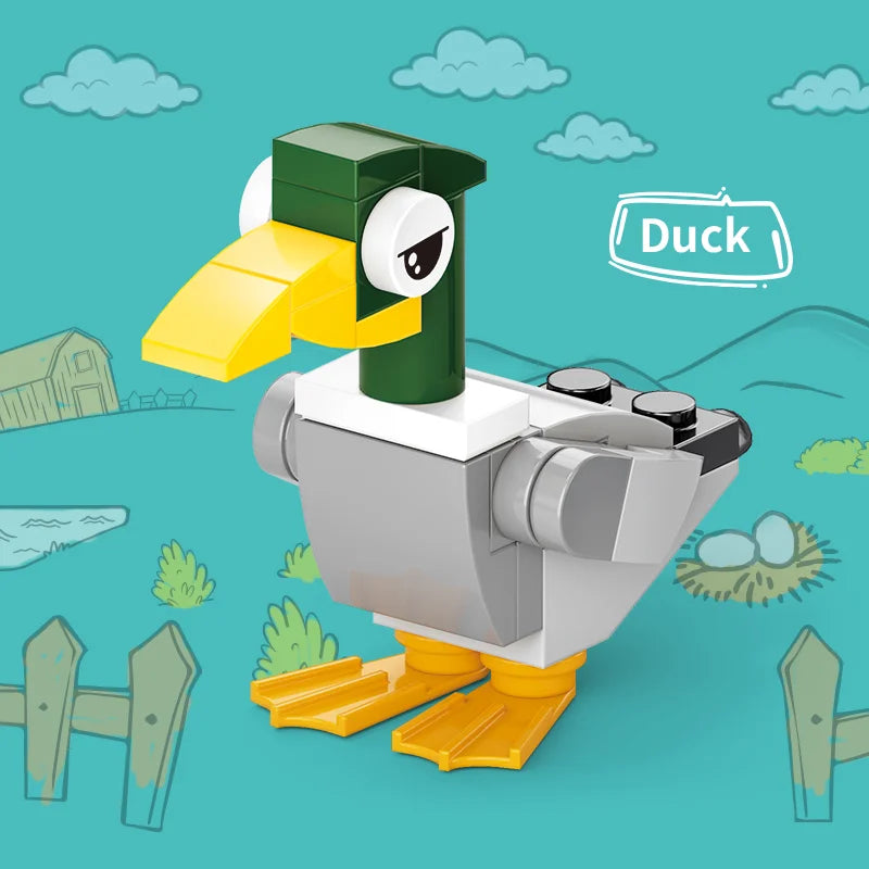 Image of a duck building block toy