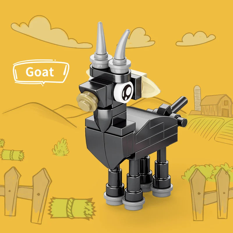 Image of a goat building block.