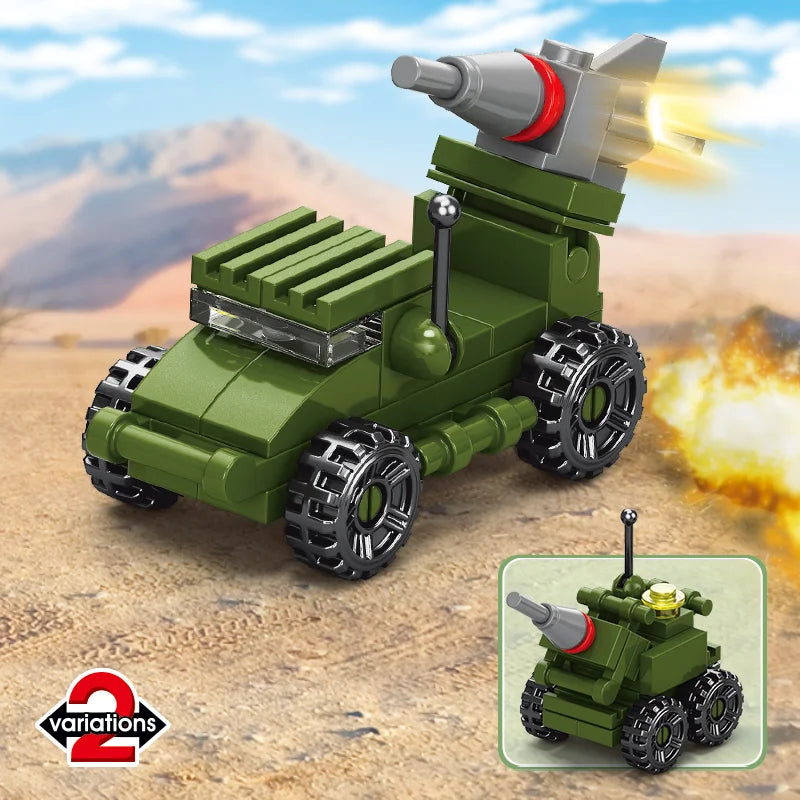 Image of a Missile jeep building block.