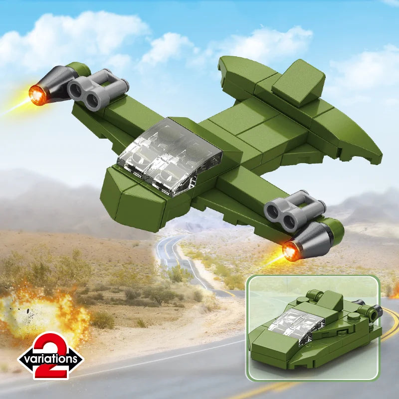 Image of the sky striker building block.