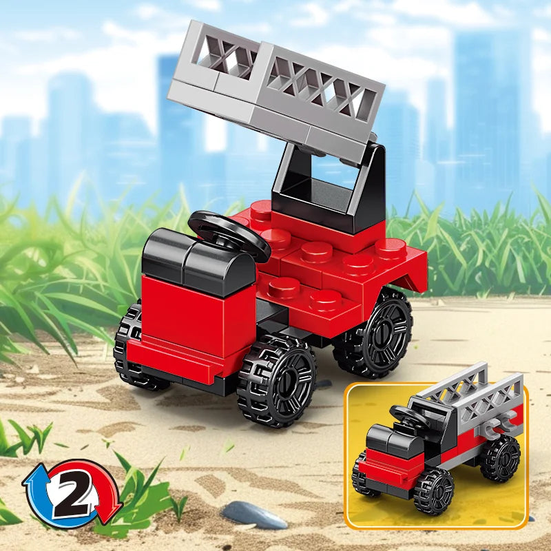 Ladder Truck Building Block (1Pc)