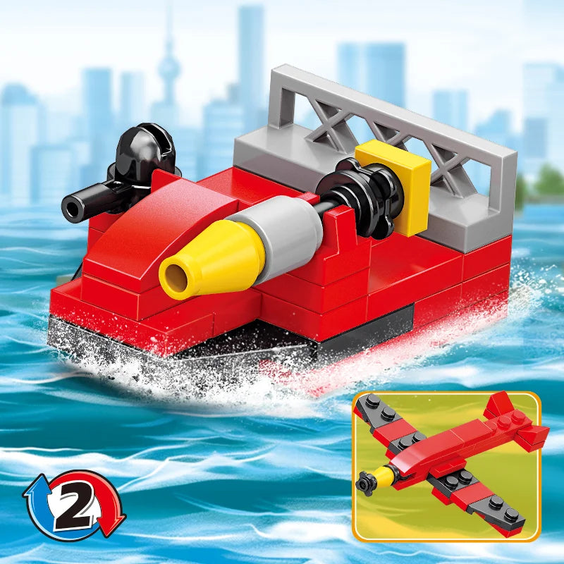 Rescue boat Building Block (1Pc)