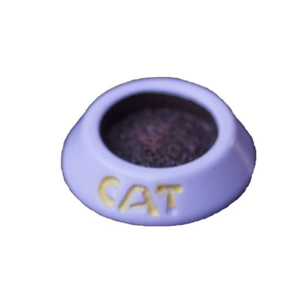 A cute Miniature Cat Feeder.