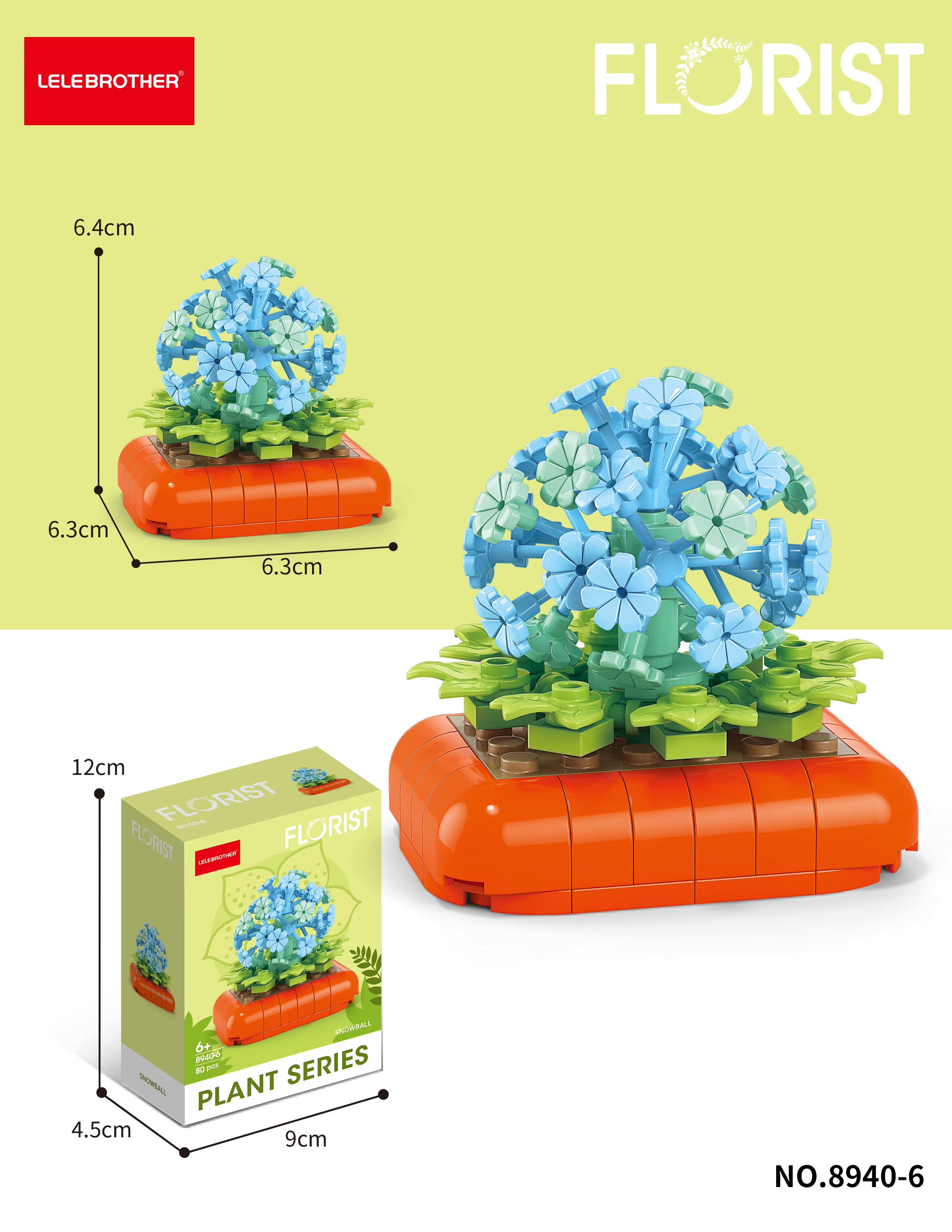 MIniature snowball building block set