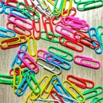 Multi Colored Paper Clips (5pcs)
