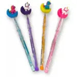 Unicorn Pencils in four different colours.