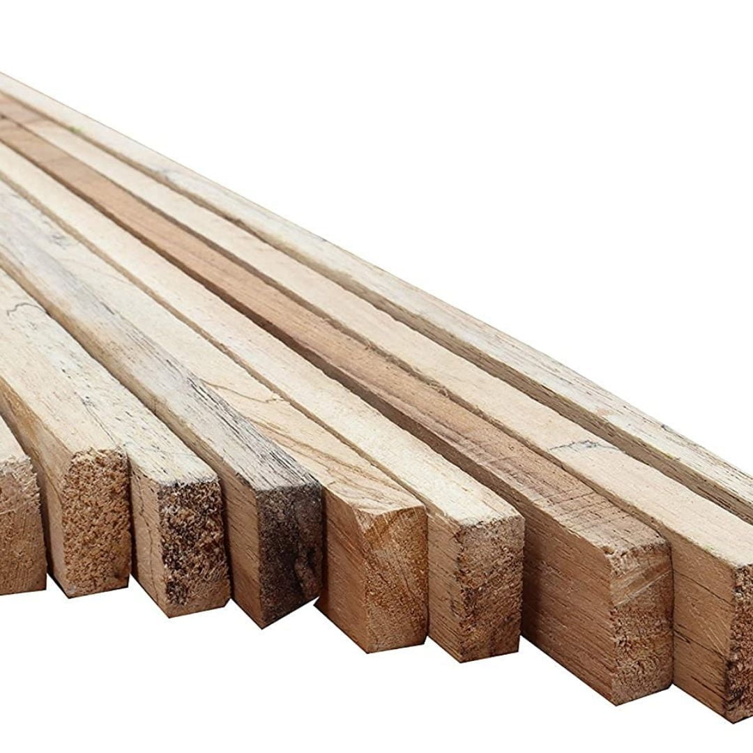 Multiple Wooden Support Sticks 